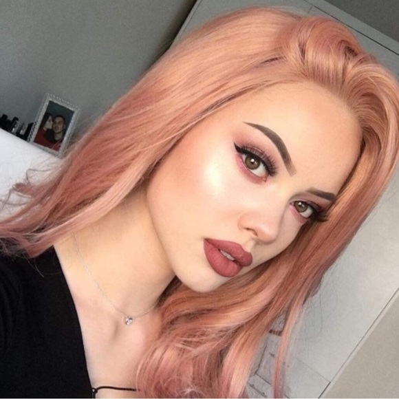 22” Pink Lace FrontLong Curly Wigs *NEW*